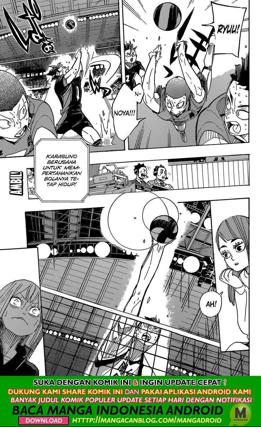 Manga Haikyuu!! Chapter 361 gambar 2