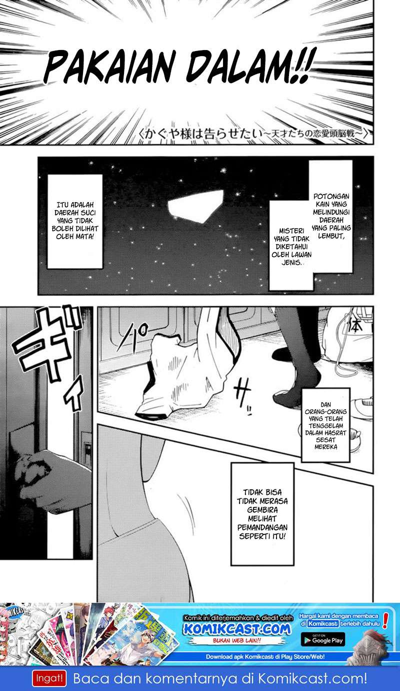 Manga Kaguya-sama wa Kokurasetai – Tensai-tachi no Renai Zunousen Chapter 70 gambar 2