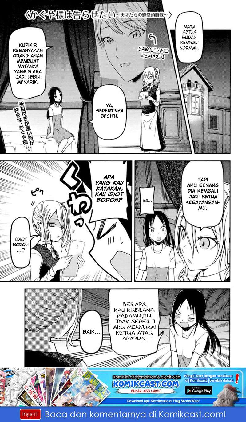 Manga Kaguya-sama wa Kokurasetai – Tensai-tachi no Renai Zunousen Chapter 64 gambar 2