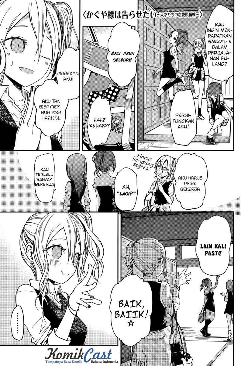 Manga Kaguya-sama wa Kokurasetai – Tensai-tachi no Renai Zunousen Chapter 25 gambar 2