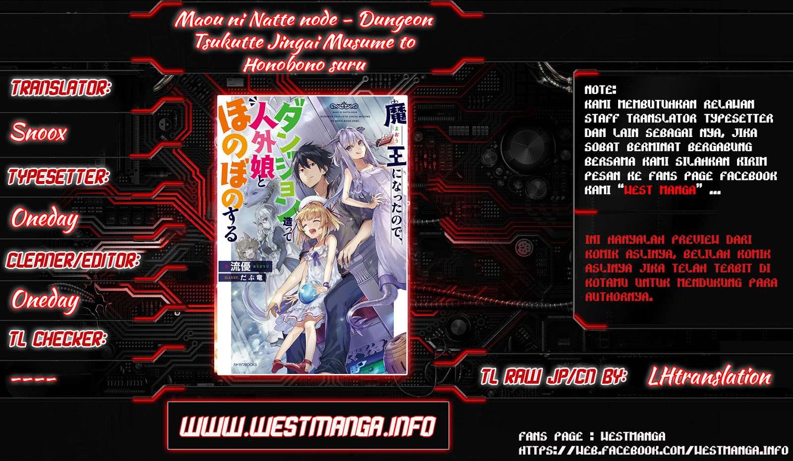 Manga Maou ni Natte node – Dungeon Tsukutte Jingai Musume to Honobono suru Chapter 5.1 gambar 2